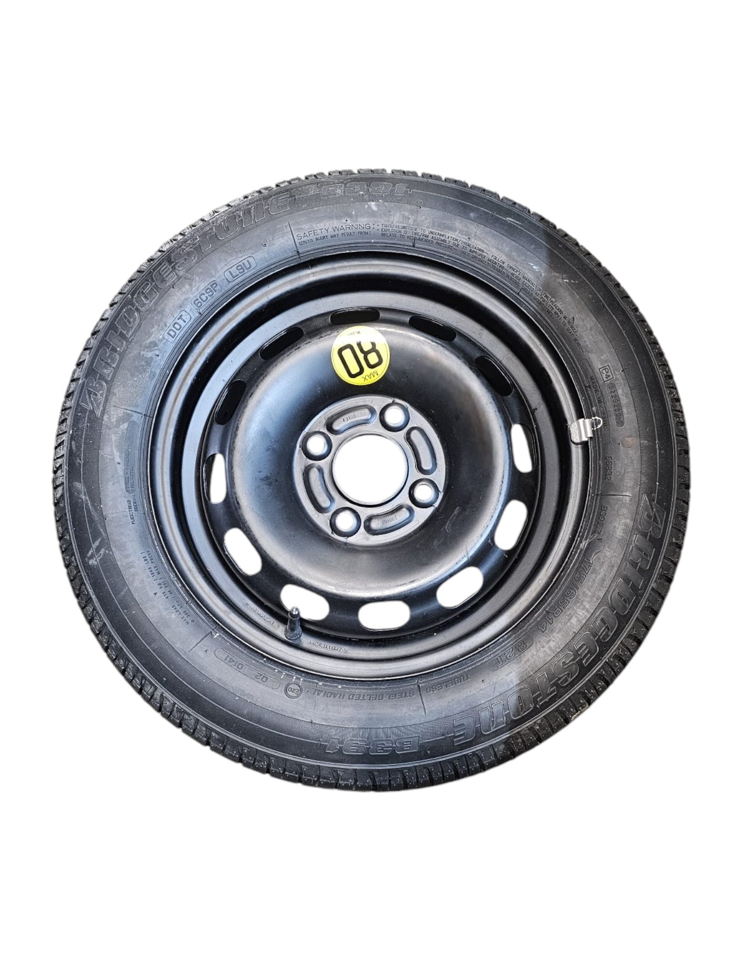 Ruota / Ruotino Di Scorta Ford Fiesta V (2002 - 2008) 175/65 R14 - F&P CRASH SRLS - Ricambi Usati