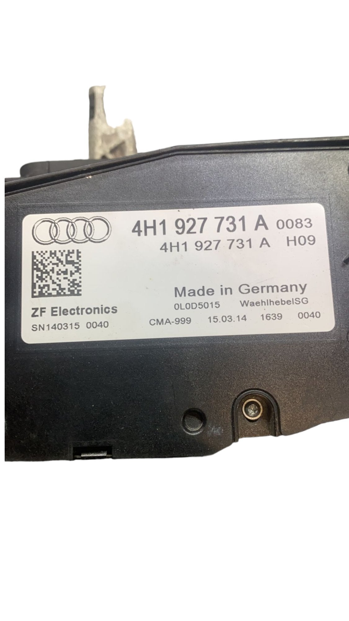 Selettore cambio automatico Audi a8 (4h - d4 - 2015) cod:4h1927731a - F&P CRASH SRLS - Ricambi Usati