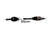 Semiasse / Albero motore anteriore sinistro (sx) Citroen C3 1.4 diesel (2009 - 2016) Manuale 5 Marce cod: 9801388580 - F&P CRASH SRLS - Ricambi Usati