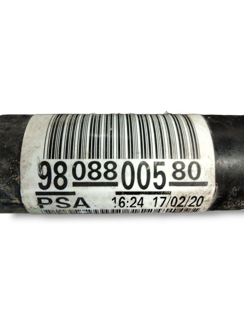 Semiasse / Albero Motore / Trasmissione anteriore destro (dx) Opel Crossland X 1.2 benzina (2017>) cod.9808800580 - F&P CRASH SRLS - Ricambi Usati