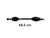 Semiasse / Albero Motore / Trasmissione anteriore sinistro (Sx) Toyota Aygo 1.0 benzina (2005 - 2014) cod.434200H010A cambio manuale 5 marce - F&P CRASH SRLS - Ricambi Usati