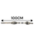 Semiasse Anteriore Destro Renault Espace V 1.6 Diesel Cod:391004850R (2015 - 2023) Cambio Automatico - F&P CRASH SRLS - Ricambi Usati