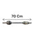 Semiasse Anteriore Sinistro Toyota Yaris B 1.0 Benzina Cod:P26080568 (2005 - 2011)Cambio Manuale/ Albero Motore / Trasmissione - F&P CRASH SRLS - Ricambi Usati