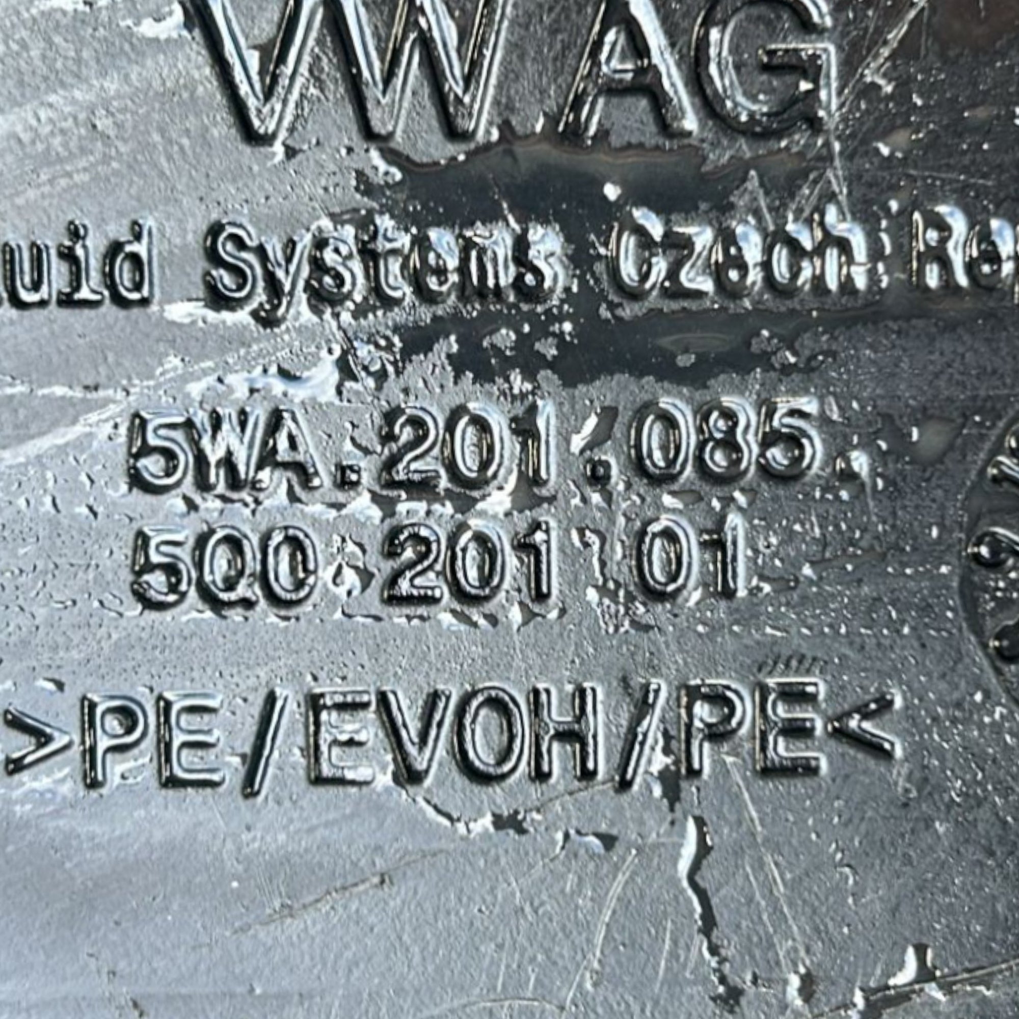 Serbatoio Carburante Audi A3 (8Y) 1.0 Benzina cod.5WA201085 (2020 > ) - F&P CRASH SRLS - Ricambi Usati