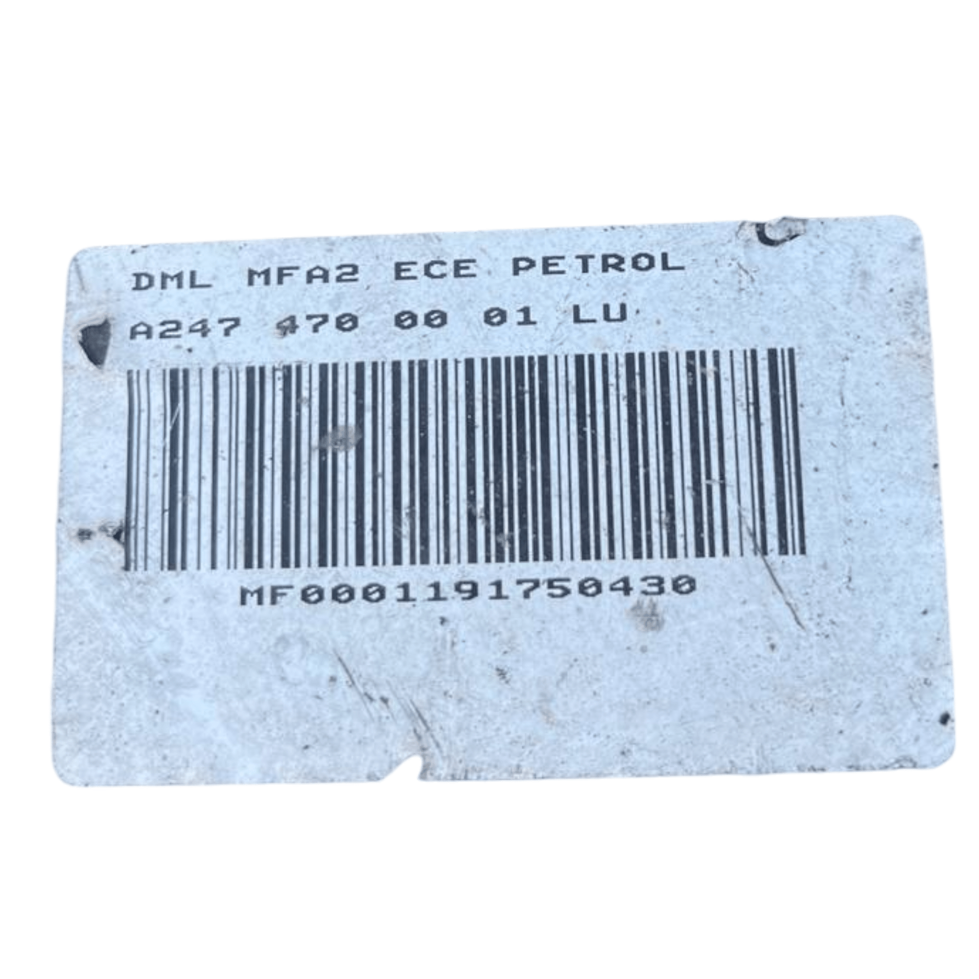 Serbatoio carburante Mercedes - Benz W177 1.3 benzina (2018 - >) cod.A2474700001 - F&P CRASH SRLS - Ricambi Usati