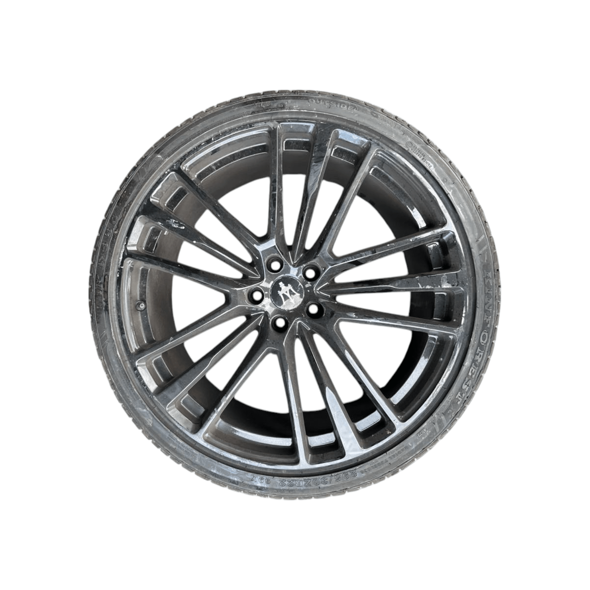 Set 4 cerchi in lega Maserati levante (2018 - >) 295 / 30ZR22 - 235 / 30R22 - F&P CRASH SRLS - Ricambi Usati