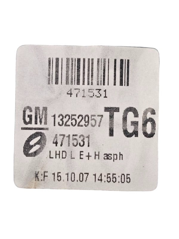 Specchio / Specchietto Sinistro 5 Pin Opel Zafira B Cod:13252957 (2005 - 2014) - F&P CRASH SRLS - Ricambi Usati