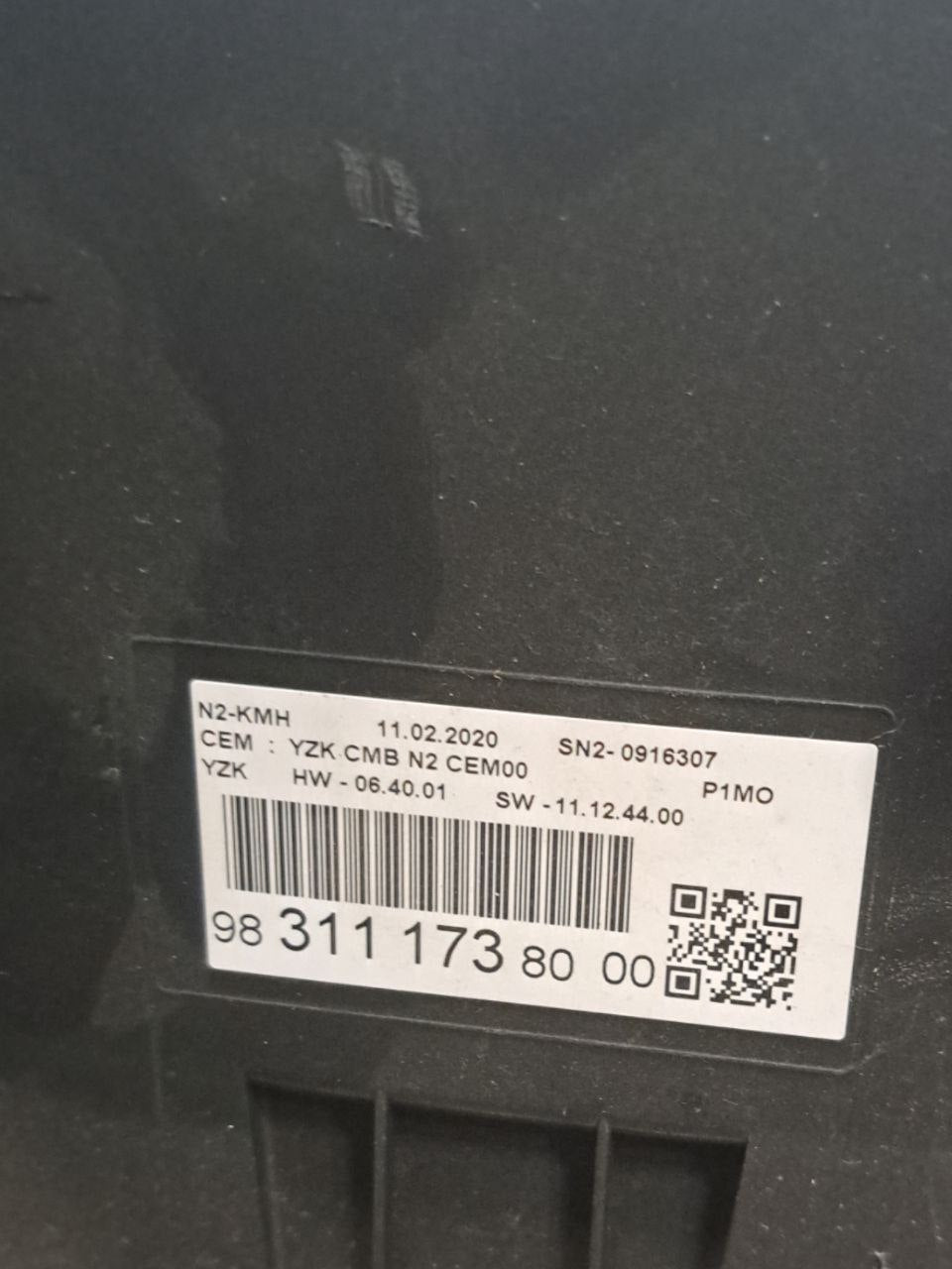 Tachimetro / Contachilometri Opel Crossland X 1.2 benzina (2017>) COD:9831117380 - F&P CRASH SRLS - Ricambi Usati