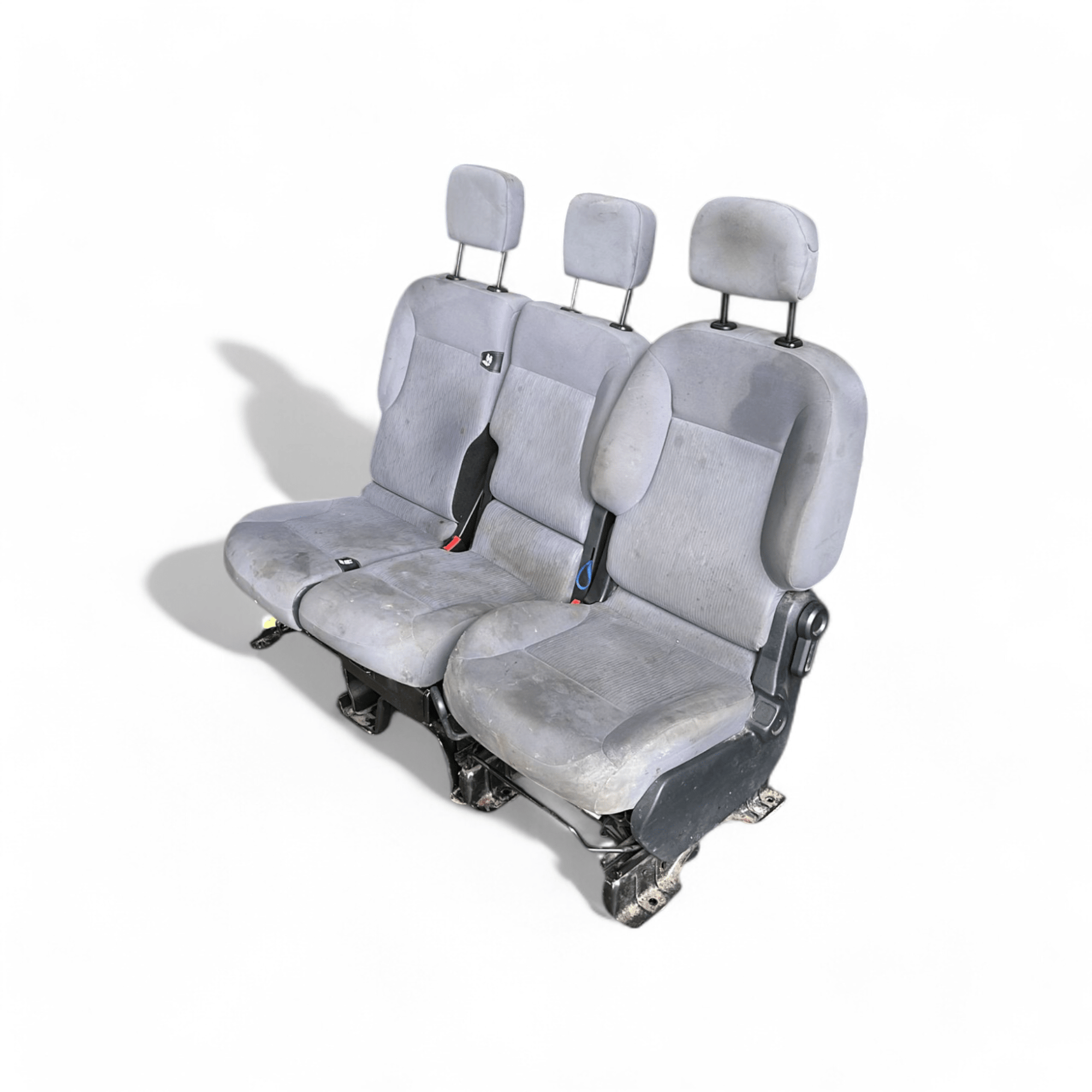 Tappezzeria / sedili completi in stoffa grigio Citroen Berlingo - Peugeot Partner (2008 - 2018) 3 posti - F&P CRASH SRLS - Ricambi Usati