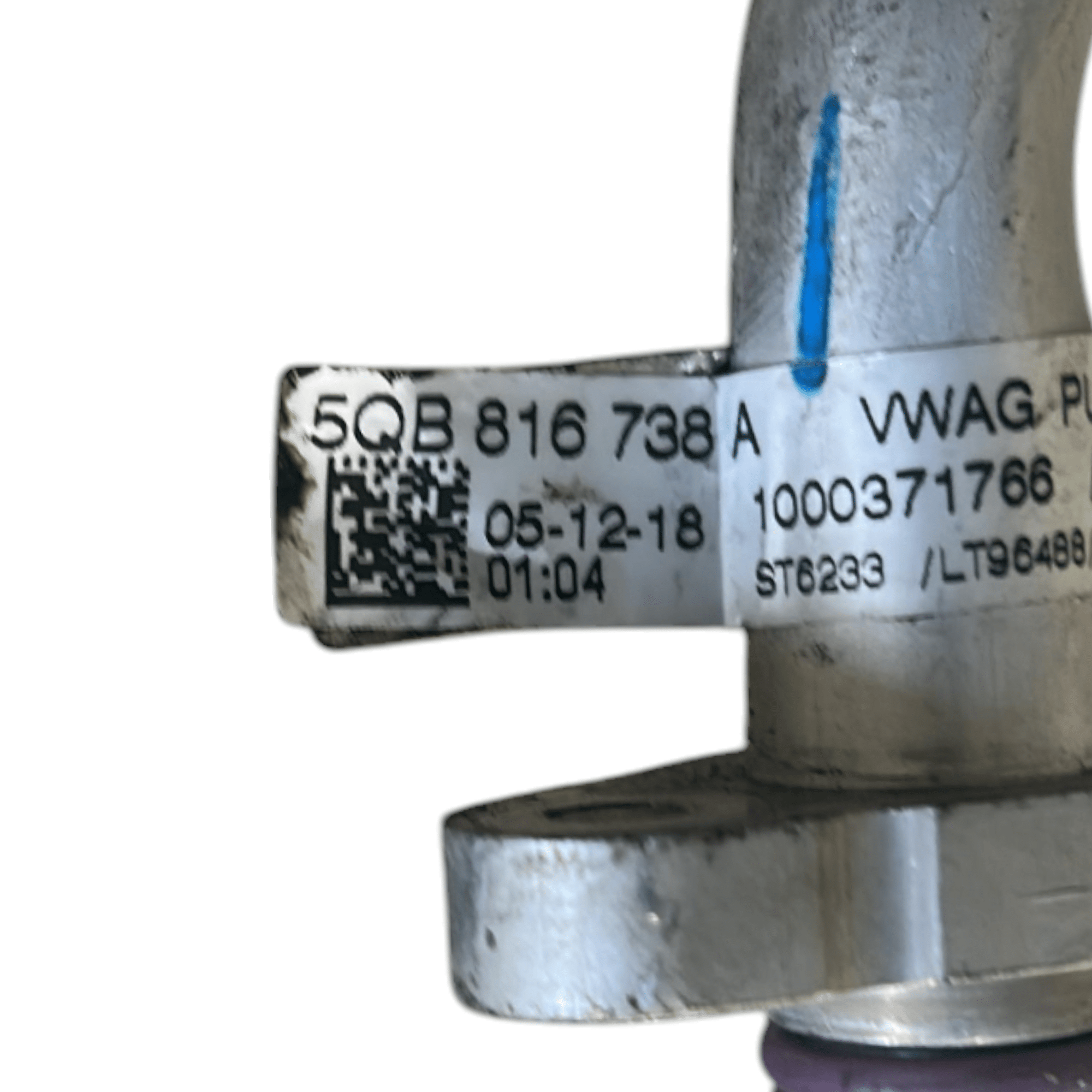 Tubo Aria Condizionata Volkswagen Tiguan (AD) cod.5QB816738A 2.0 Diesel (2016 > ) - F&P CRASH SRLS - Ricambi Usati