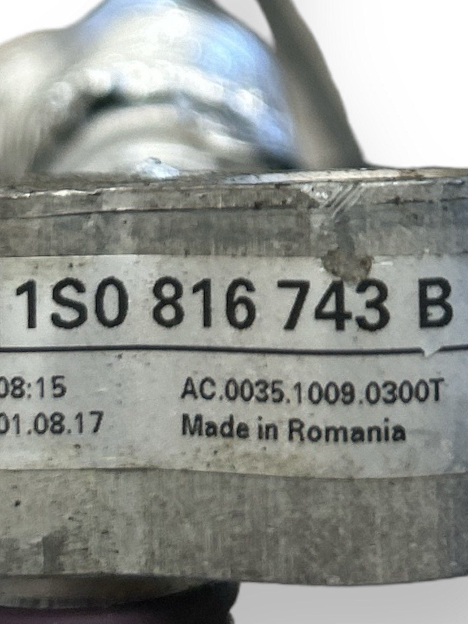 Tubo Aria Condizionata Volkswagen UP 1.0 Benzina (2011 > 2020) cod.1S0816743B - F&P CRASH SRLS - Ricambi Usati