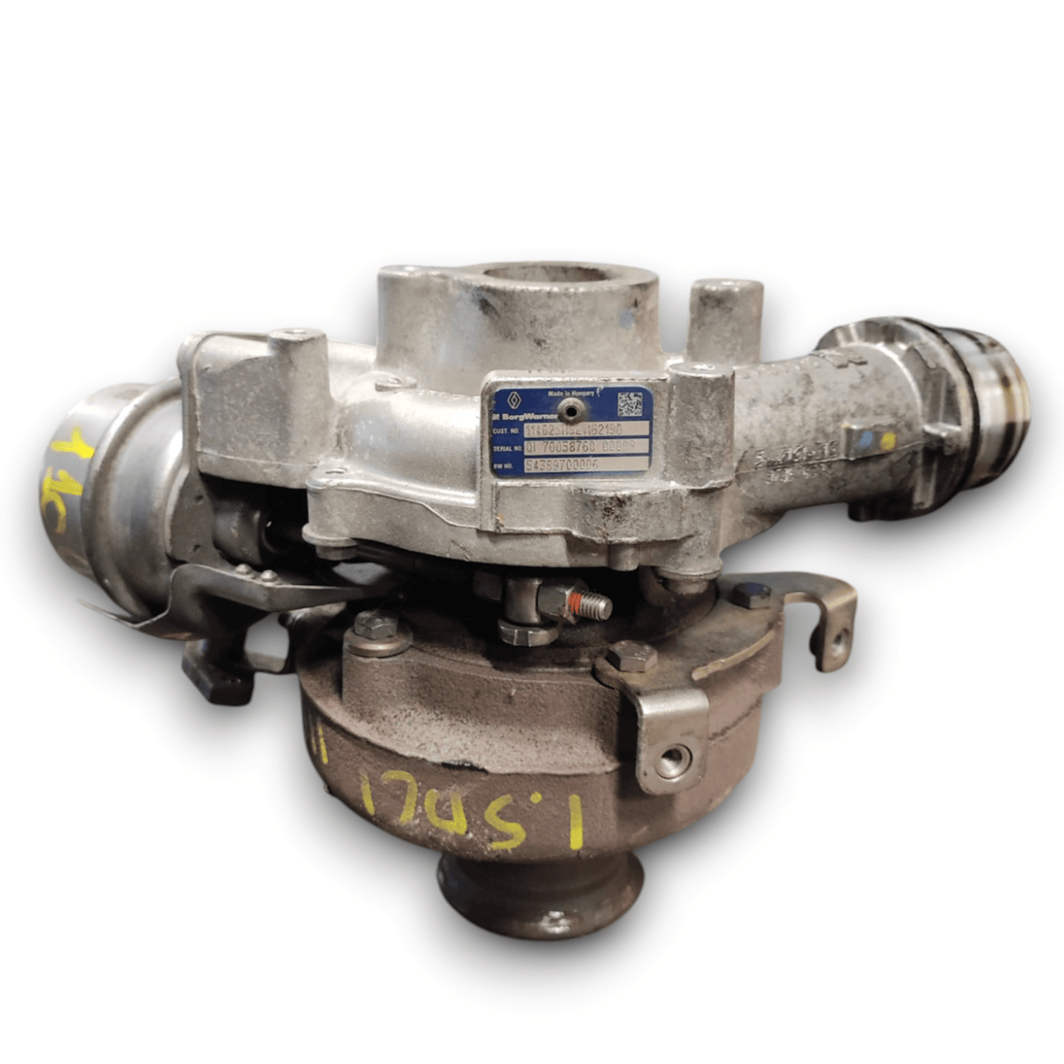 Turbo / Turbina Renault Megane IV 1.5 Diesel 110 Cv 81 Kw COD: 54389700006 (2015 - ) - F&amp;P CRASH SRLS - Ricambi Usati